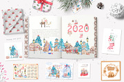 Christmas Story Watercolor cute Rats, an Animal Illustration by Ann Art Houze (Thumbnail 10 of 13)