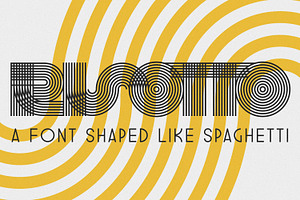 Risotto - Display Font