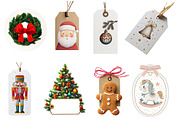 Christmas Gift Labels Sublimation, an Illustration by Design Market (Thumbnail 2 of 3)