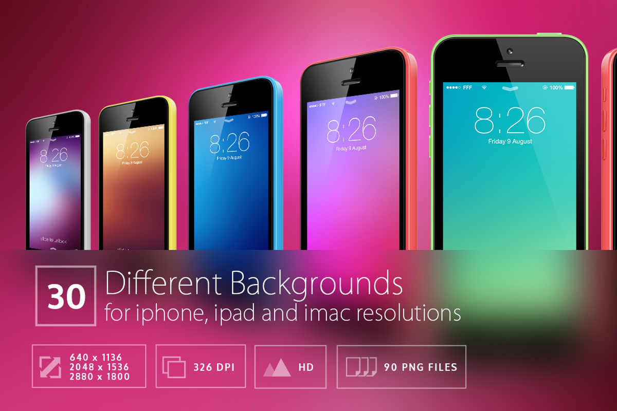 30 Backgrounds - iphone, ipad & imac preview 4