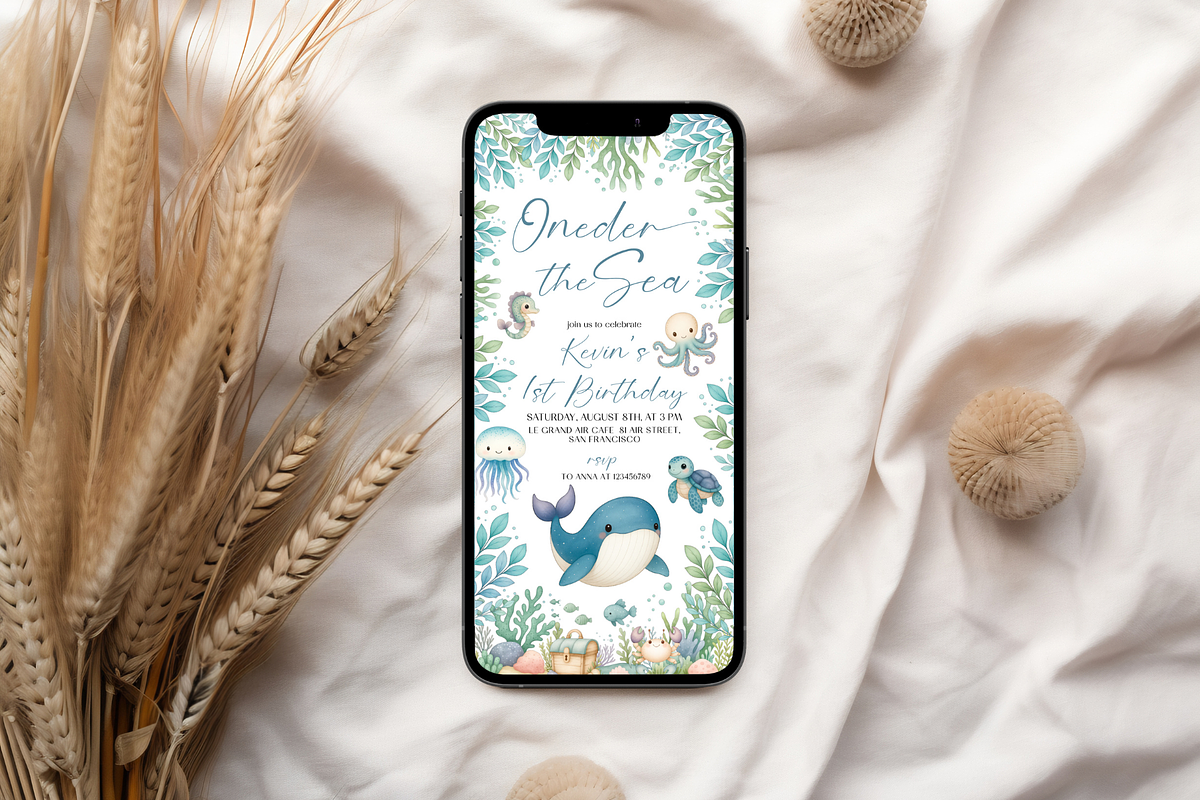 Nautical Phone Invite, a Templates & Theme by Digital_Mind (Photo 3 of 3)