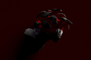 DIY Angel Death 3D model template