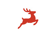 Creative Jumping Deer Logo, a Branding & Logo Template by Vectorium Studio (Thumbnail 1 of 2)
