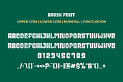 Black Rough - Modern Brush Font, a Sans Serif Font by Viswal Studio (Thumbnail 6 of 7)