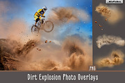 Dirt Explosion Photo Overlays, an Object Graphic by MixPixBox (Thumbnail 1 of 6)