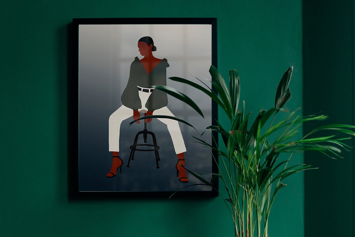 Abstract Black Women clipart, a Decorative Illustration by ApetekMarket (Photo 5 of 6)