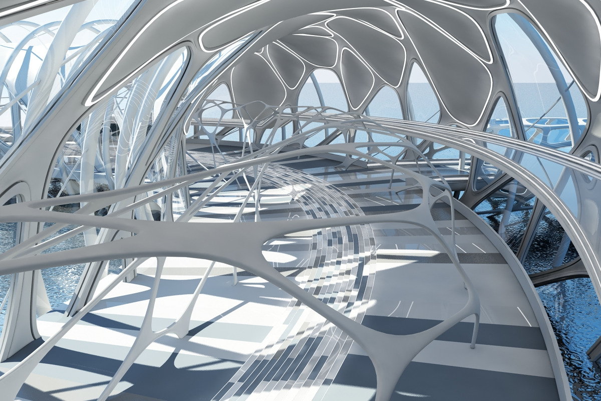 Futuristic Architectural Structure17, an Architecture 3D Model by Giimann (Photo 19 of 29)