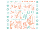 Siri Floral Numbers Font, a Sans Serif Font by shawnanonna (Thumbnail 2 of 2)