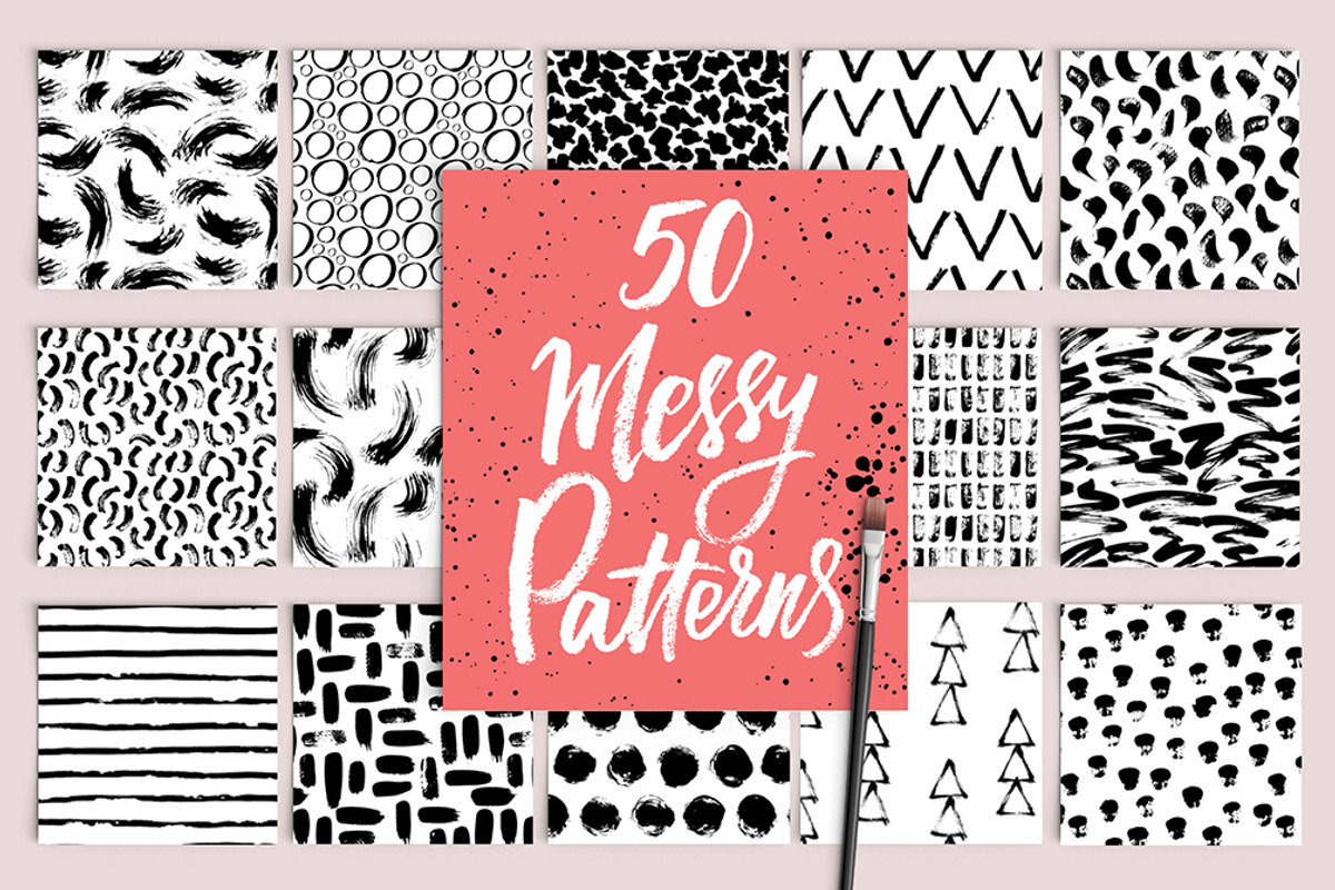 Ultimate Hand Drawn Patterns Bundle, a Pattern Graphic by Type and Graphics Studio (Photo 3 of 15)