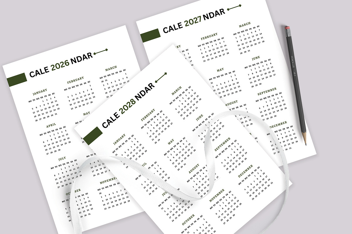 Calendar Template 2026 28 a Stationery - CzM6Ly9maWxlcy5jcmVhdGl2ZW1hcmtldC5jb20vaW1hZ2VzL3NjcmVlbnNob3RzL3Byb2R1Y3RzLzUzODQvNTM4NDEvNTM4NDE0MTIvcHJldmlldy1pbWFnZS0wMy1vLmpwZyMxNzUxODk2Nzc4