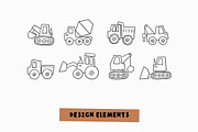 Cute Trucks, a Transportation Illustration by Barkova Nadya (Thumbnail 5 of 7)