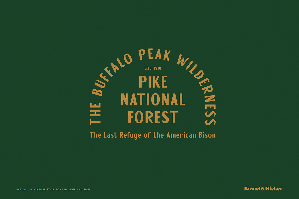 Pablos - Sans & Spur, a Sans Serif Font by Komet & Flicker (Photo 8 of 13)