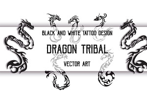 6 Dragon Tribal Tattoos