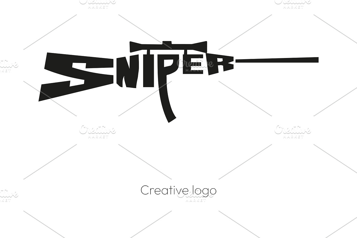 Sniper Vector Logo Design, a Templates & Theme by Design4u_786 (Photo 2 of 8)