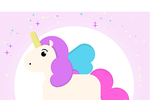 Unicorn Vector Illustration