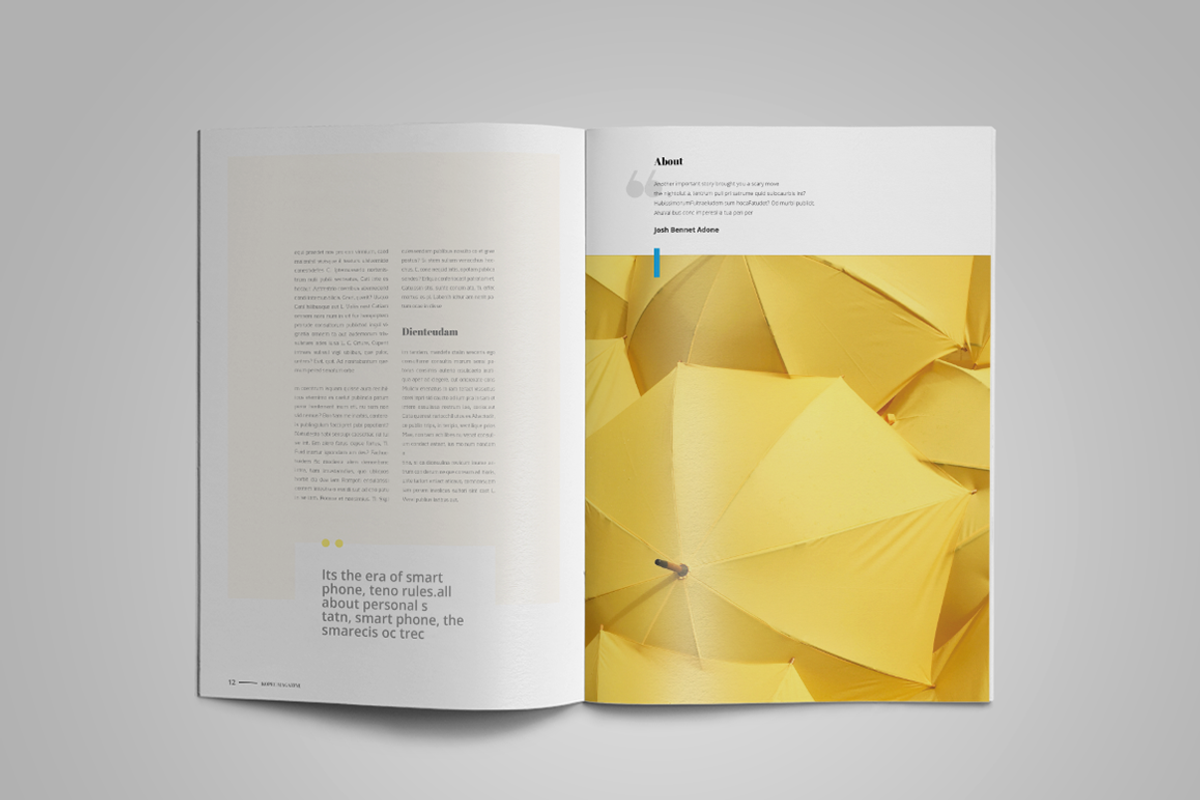 Kopec | Magazine Template, a Magazine Template by spidergraph (Photo 7 of 12)