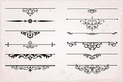 48 Vector Divider Design Elements, an Object Graphic by Digiselector Design Goods (Thumbnail 3 of 5)