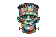 Patchwork Halloween Clipart, an Illustration by Designking (Thumbnail 4 of 4)