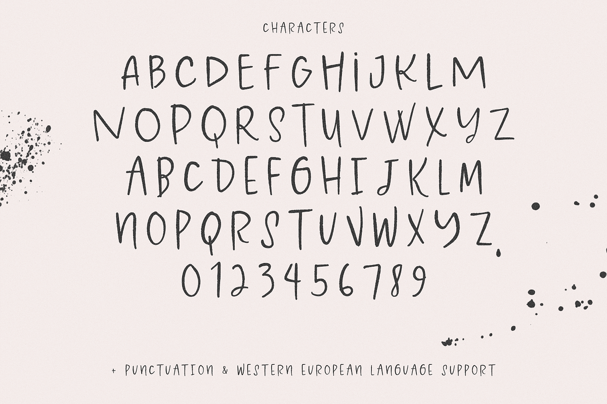 Inkspill Script and Sans Font Duo, a Handwritten Font by Beck McCormick (Photo 11 of 11)
