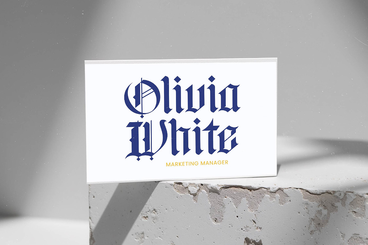 Bluster Elation Modern Blackletter, a Blackletter Font by timelesstype.co (Photo 12 of 20)