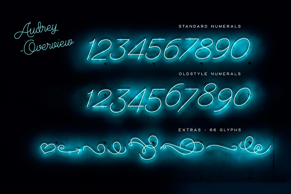 Audrey Script & Sans preview 6