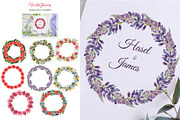 Summer Watercolor Wild Flowers, a Seasonal Illustration by s.yanyeva (Thumbnail 5 of 11)