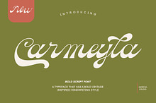 Carmeyla - Bold Script Display Font