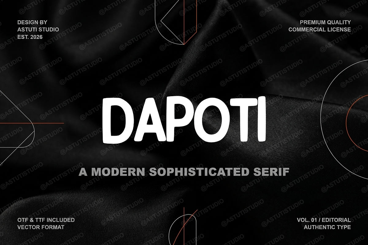 Dapoti - Modern Elegant Serif Ty, a Serif Font by Astuti Studio (Photo 2 of 25)