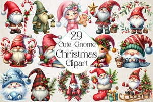 Cute Christmas Gnome Sublimation Bun, an Illustration by DreamPrint404