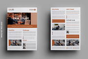 Case Study Flyer Template, a Flyer Template by graphics city (Thumbnail 3 of 4)
