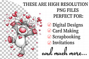 Valentines Day Reindeer Clipart, an Illustration by Daily.Designs (Thumbnail 2 of 5)