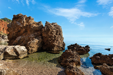 Sea bay in Zingaro Park, Sicily, Italy, a Nature Photo by YuriyB