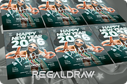 New Year Event Flyer, a Flyer Template by regalDRAW (Thumbnail 3 of 4)