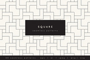 Square. Seamless Patterns Bundle, a Pattern Graphic by Curly_Pat (Thumbnail 1 of 8)
