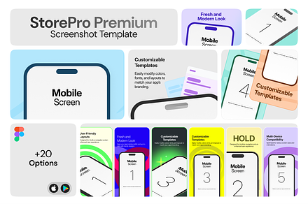 StorePro Premium Screenshot Template, a Presentation Template by xStudio