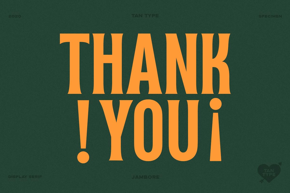TAN - Jambore, a Serif Font by TanType (Photo 20 of 20)