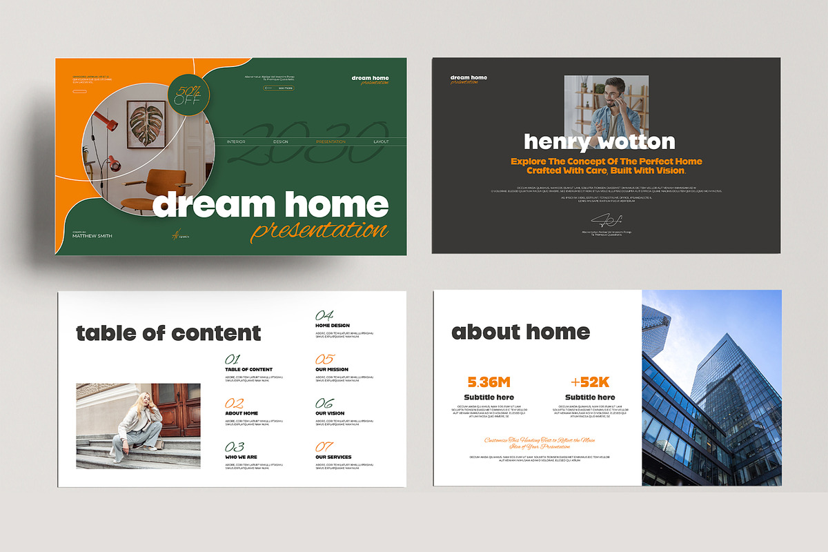 Dream Home Presentation Template, a Presentation Template by MightyDesign (Photo 2 of 8)