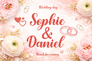 Gayla Romantic Script Font with Love, a Script Font by cocodesign (Thumbnail 2 of 7)