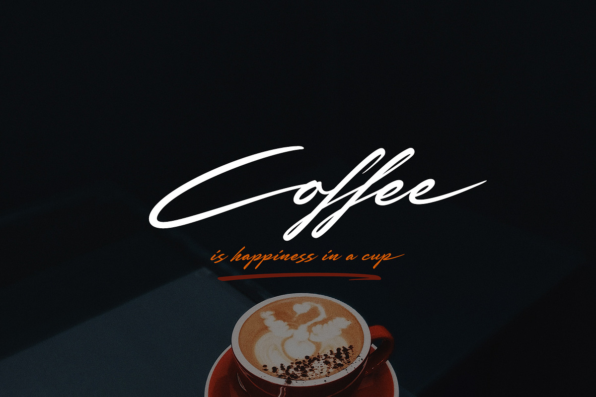 Deep Handwritten Font, a Font by sunnytudu (Photo 6 of 10)