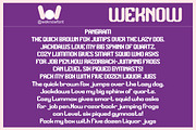 Bubble FLight font, a Sans Serif Font by weknow (Thumbnail 6 of 8)
