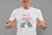 Christmas Let it Snow png, an Illustration by Designworld (Thumbnail 3 of 5)