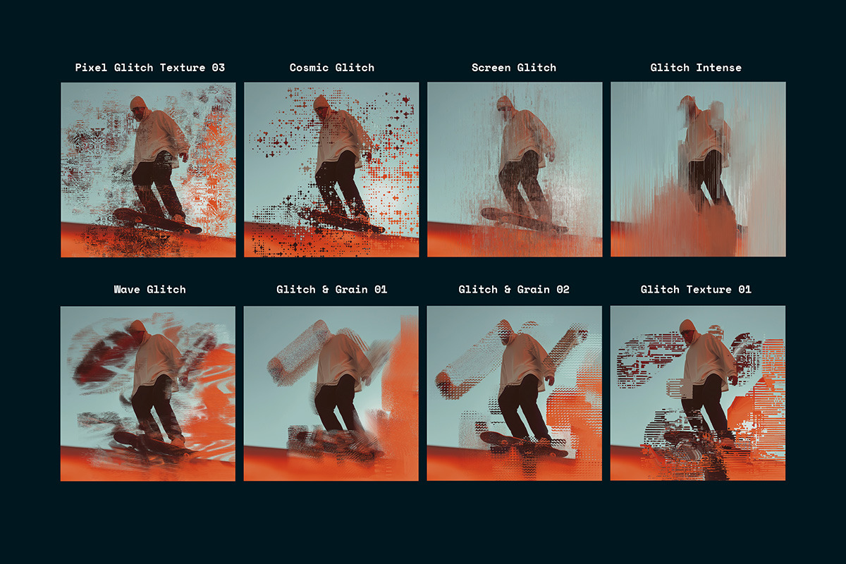 Glitch and Pixel Brushes, a Brush Add-On by Tomasz Ostrowski Design (Photo 9 of 15)