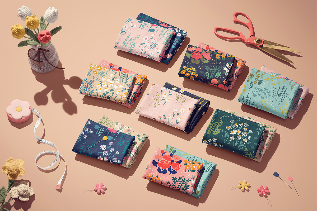 Fabric Factory v.8 Mockup Bundle, a Merchandise Mockup by creatsy5 (Photo 32 of 53)