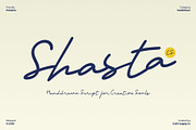 CS Shasta – Handwritten Script Font, a Script Font by Craft Supply Co. (Thumbnail 1 of 8)
