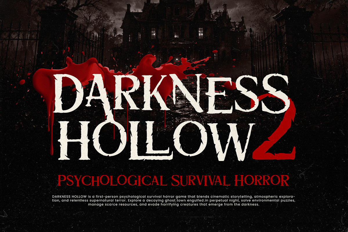 Thorncroft - Serif Grunge Horror, a Serif Font by Inviline.co (Photo 6 of 15)