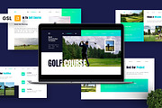 Golf Course - Sport Google Slide, a Presentation Template by Deepslide Studio (Thumbnail 1 of 6)