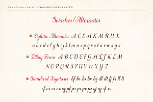 Samantha Bold Italic Pro