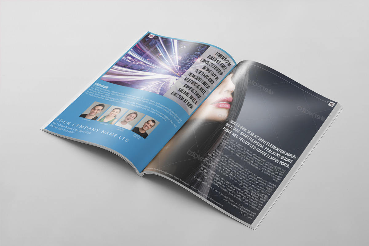 Magazine Template 18, a Magazine Template by pmvch (Photo 18 of 30)