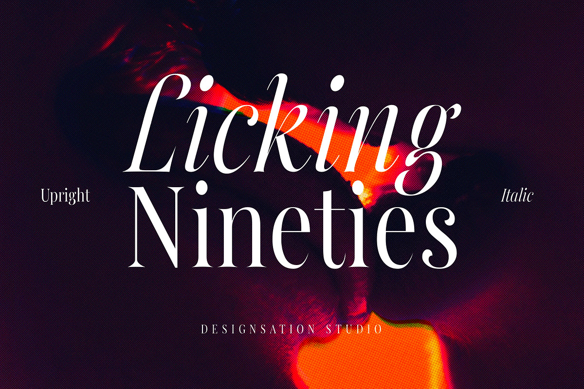 Licking Nineties Serif, a Serif Font by Designsation (Photo 1 of 10)
