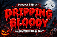 Dripping Bloody Font